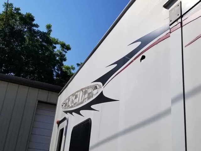 Repair hole in RV near Birmingham, AL