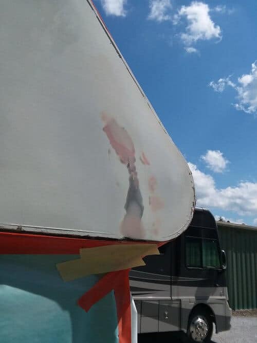 RV overhead damage repair services in Birmingham, Alabama